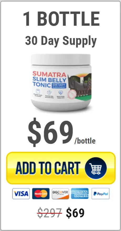 Sumatra Slim Belly Tonic buy 1 bottle